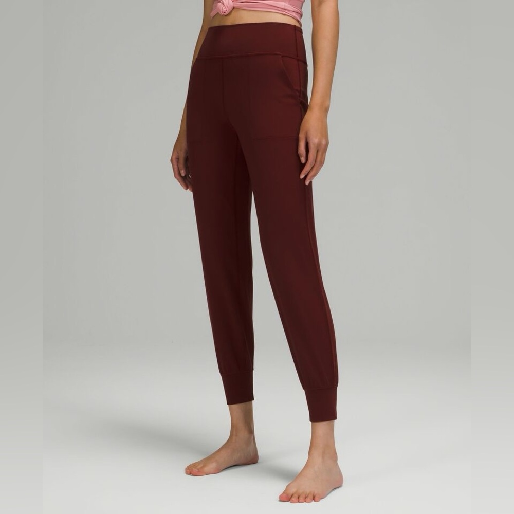 lululemon athletica Women's Maroon Jogger Pants